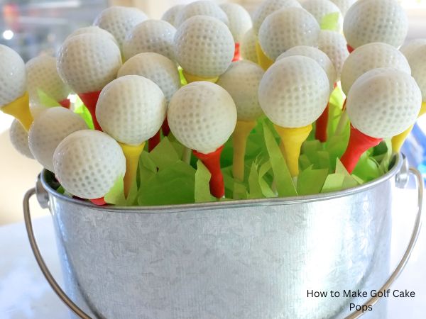 How to make Golf Ball Cake Pops