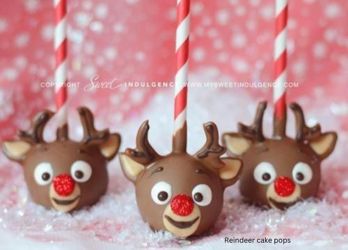 how to make reindeer cake pops||dacoration