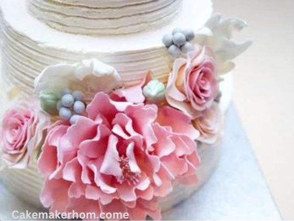 Special Fruit Cake Design || Marzipan Flowers