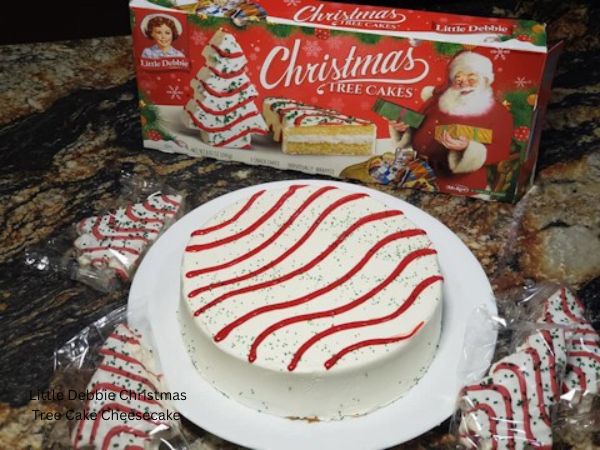 Little Debbie Christmas Tree Cake Cheesecake