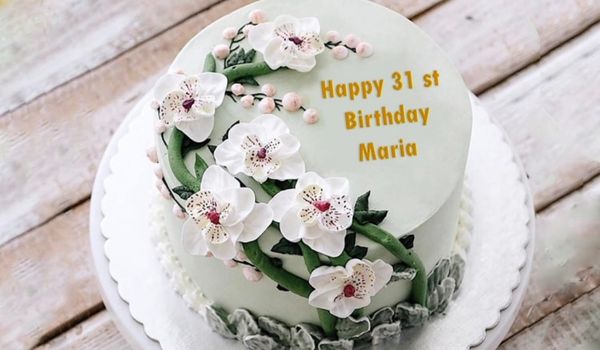 Orchid birthday cake || Flower birthday cake