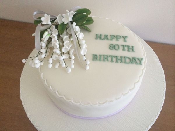 LILY OF THE VALLEY BIRTHDAY CAKE || flower birthday cake