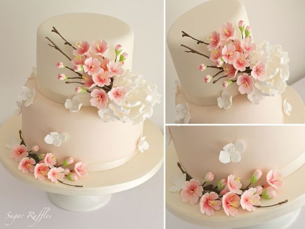 BLOSSOMING SPRING FLOWERS CAKE || flower birthday cake