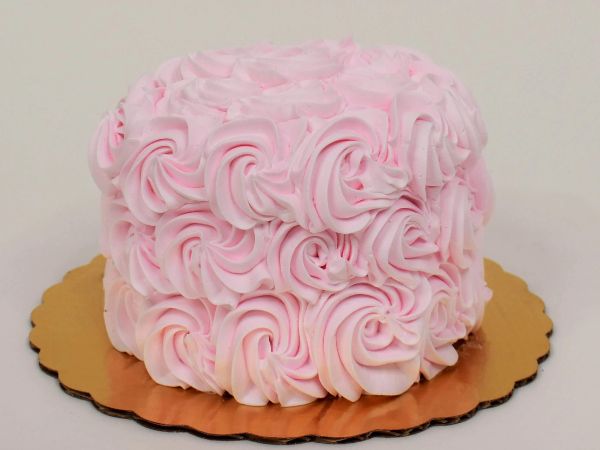 PINK ROSETTE AND SOTAS CAKE || Flower Birthday cake