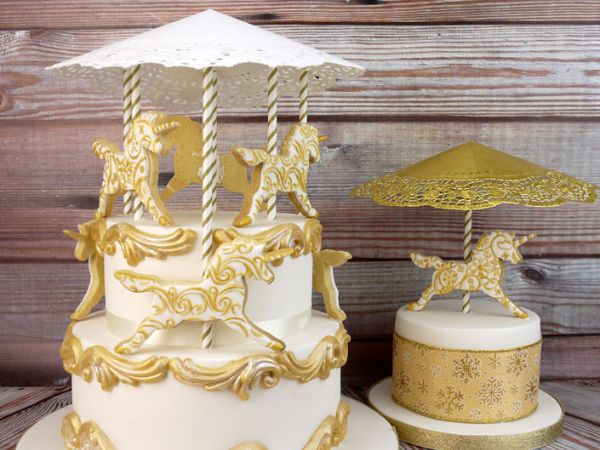 Whimsical Unicorn Wedding Cake || Romantic Wedding Cakes