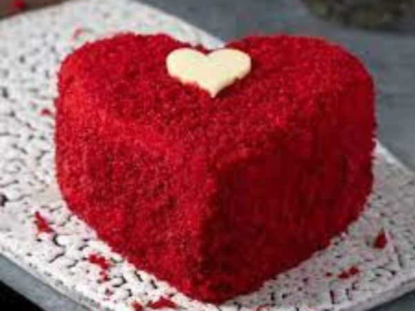 Classic Red Velvet Heart Cake | Heart Cakes For Birthdays