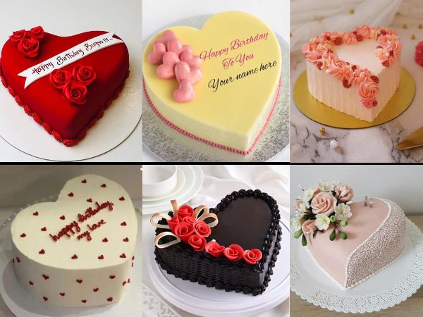Heart Cakes For Birthdays