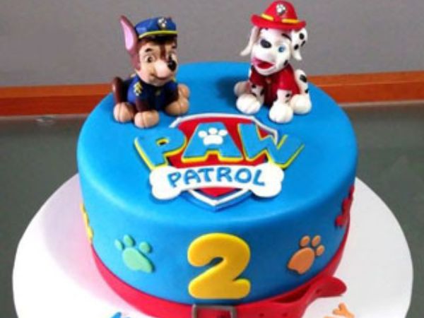 Chase and Marshall Cake | Paw Patrol Cake