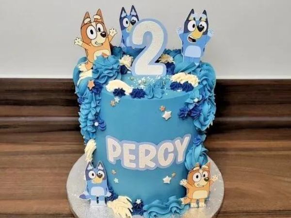 Bluey Birthday Cake